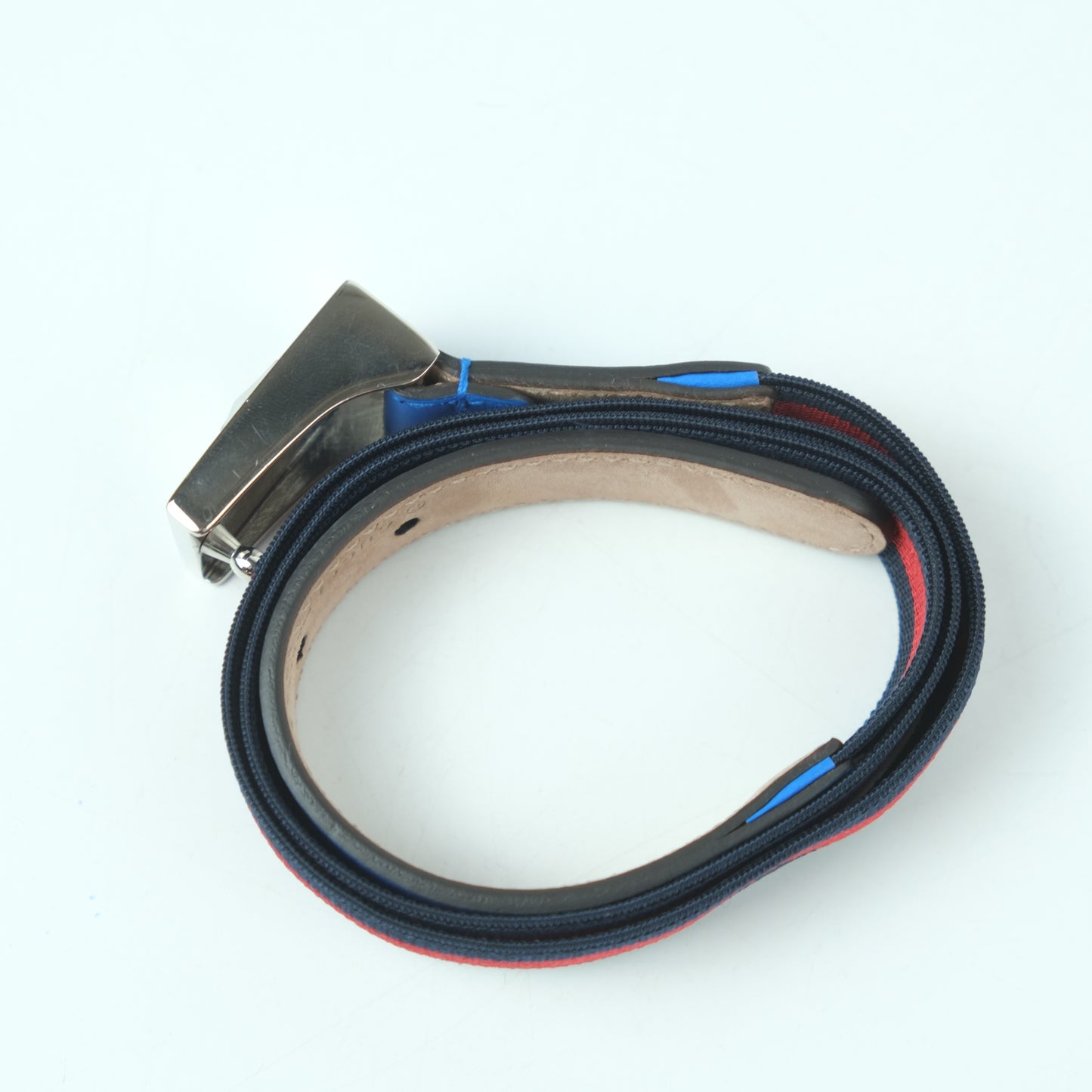 Gucci Kid Belt Blue Red