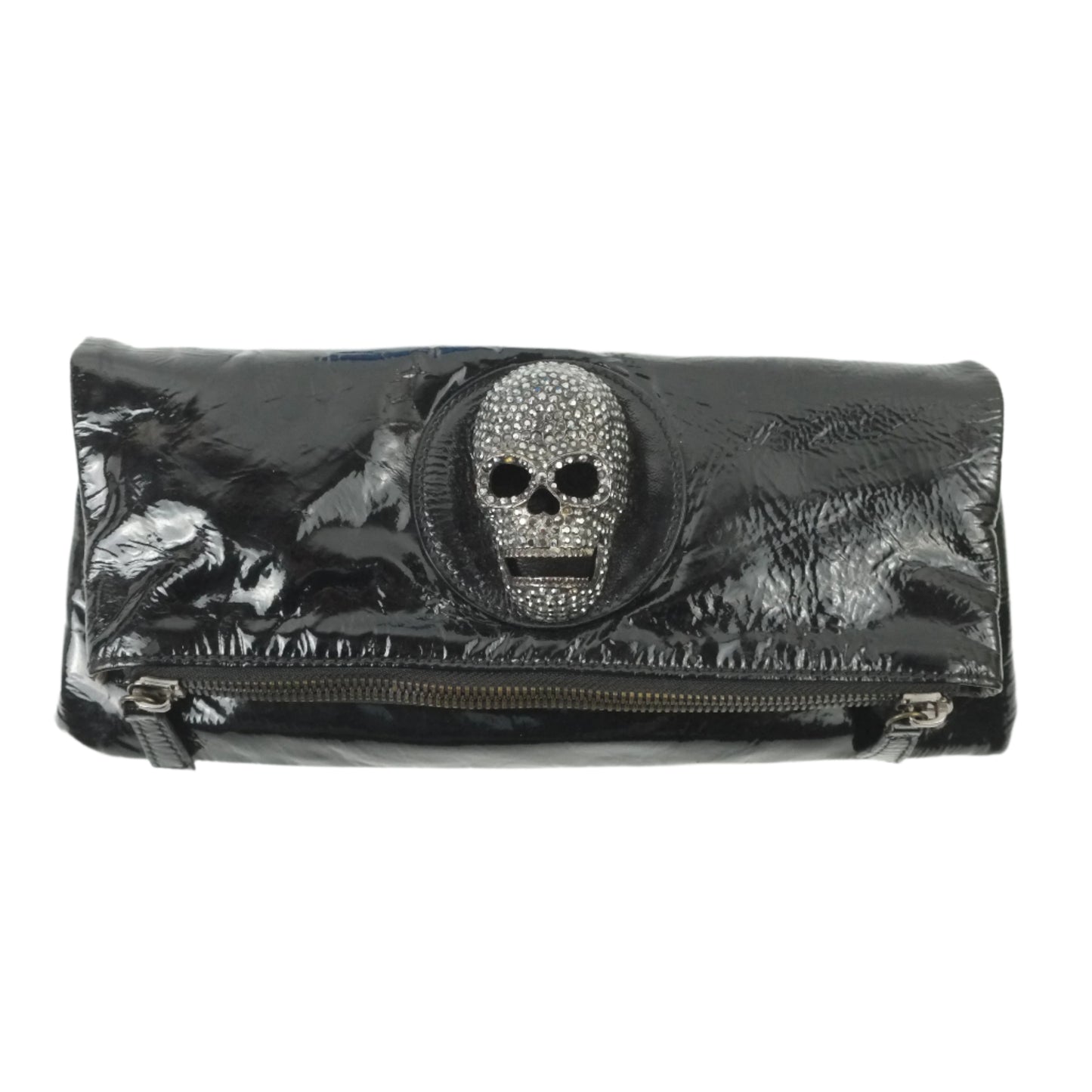 Thomas Wylde Clutch Black Patent