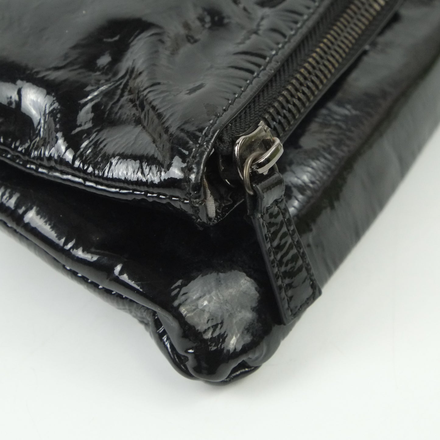 Thomas Wylde Clutch Black Patent