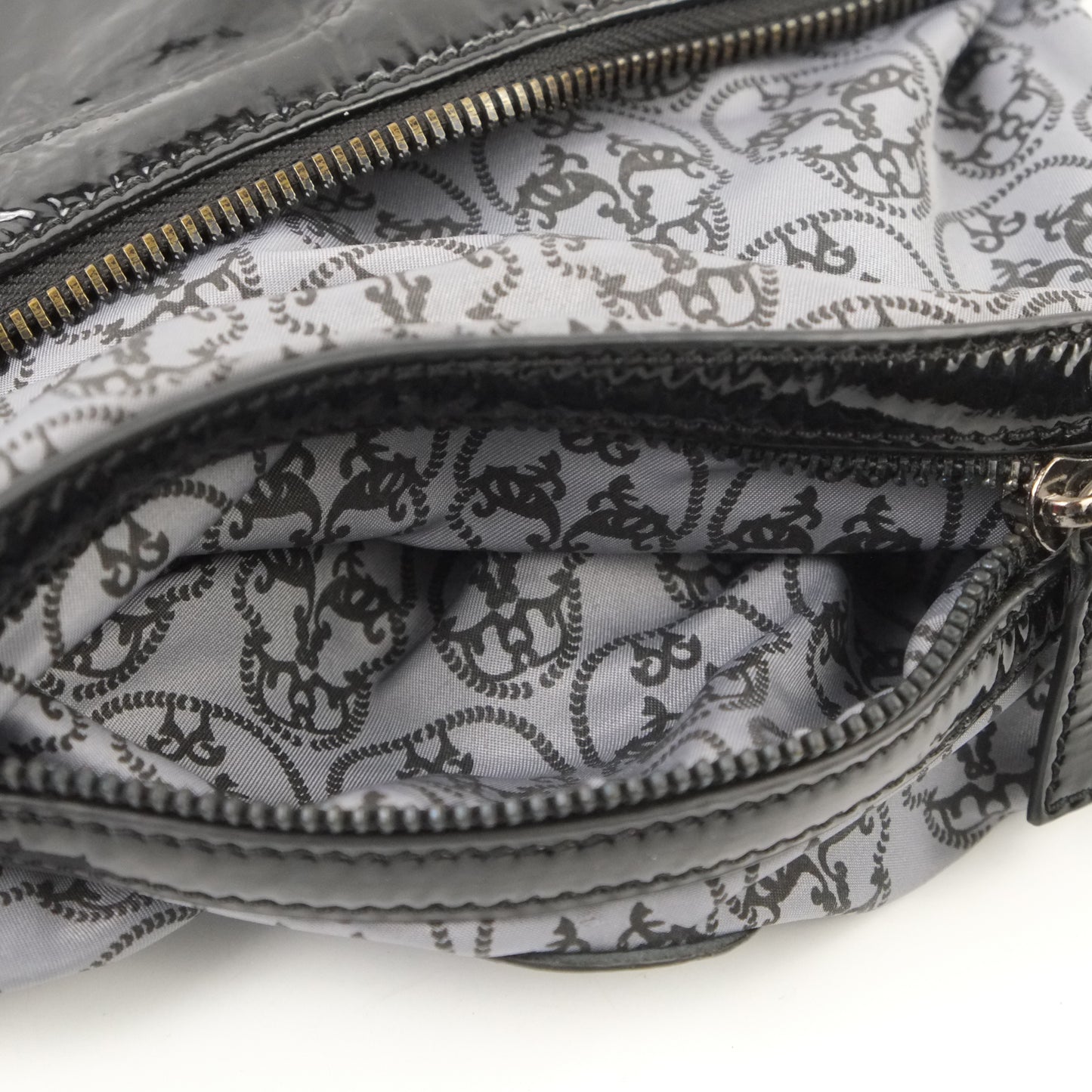 Thomas Wylde Clutch Black Patent