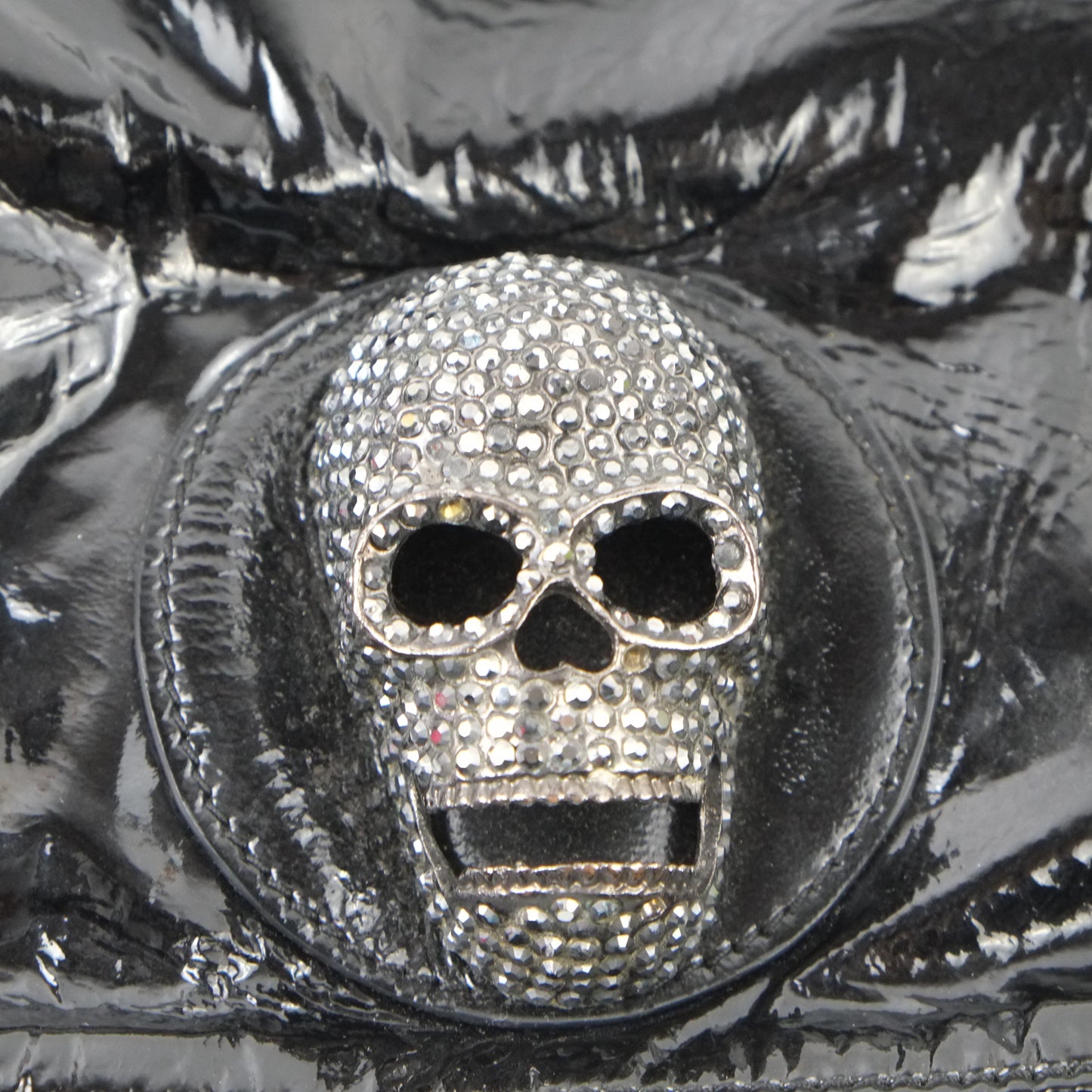 Thomas Wylde Clutch Black Patent