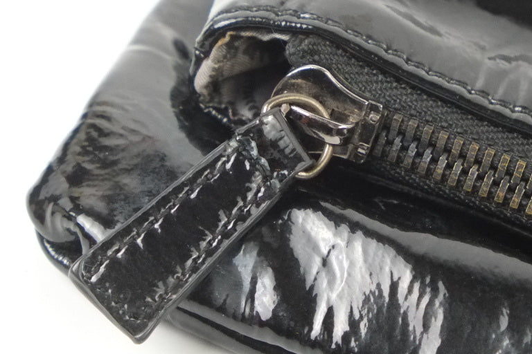 Thomas Wylde Clutch Black Patent