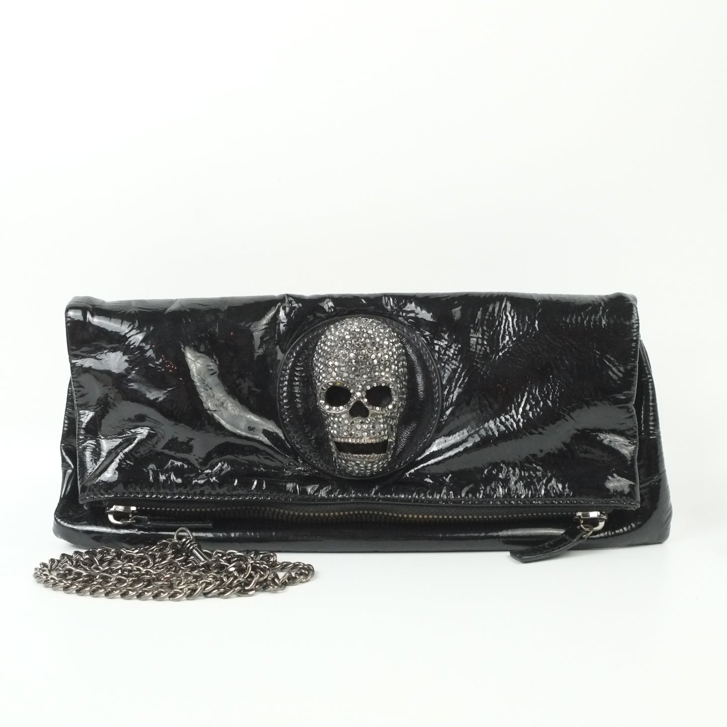 Thomas Wylde Clutch Black Patent