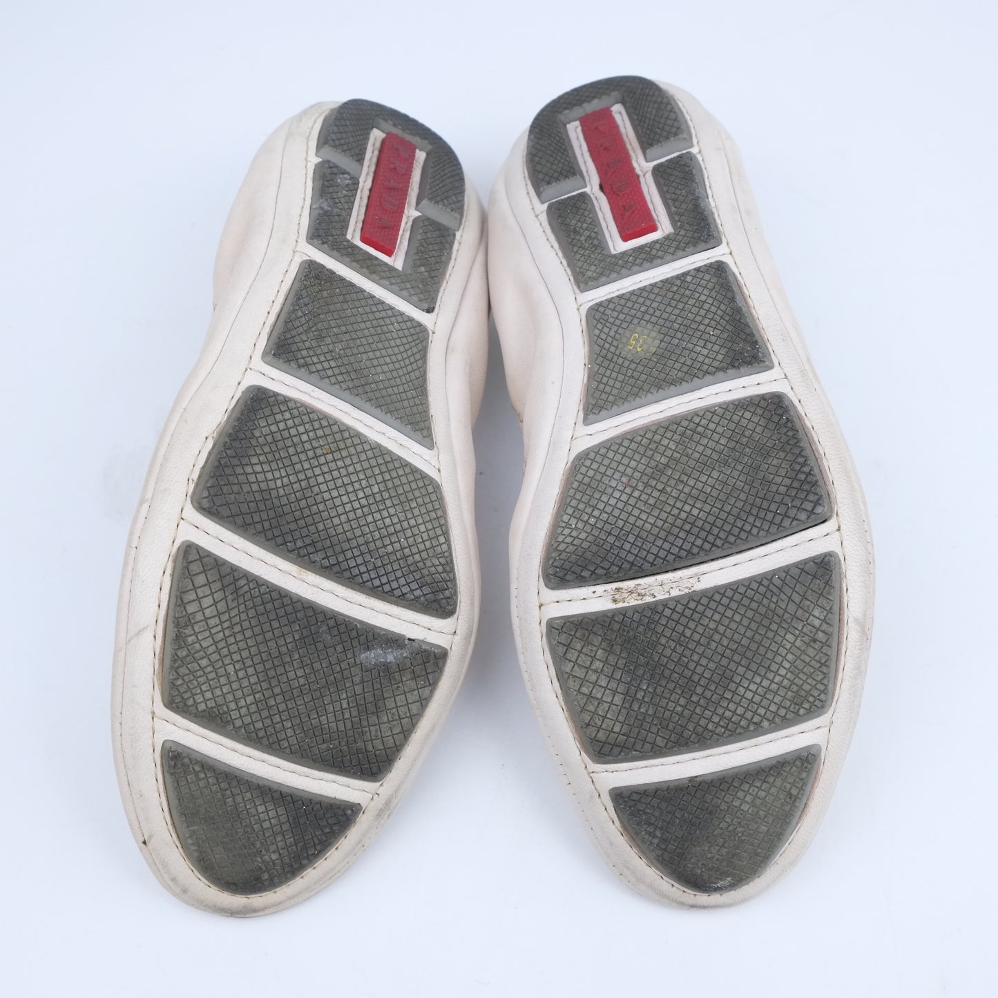 Prada Flat Ivory 35