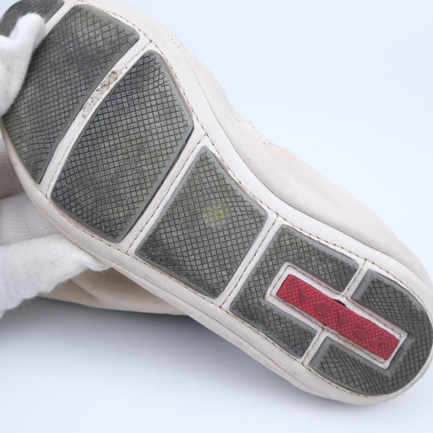 Prada Flat Ivory 35