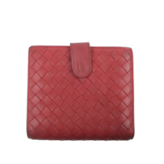 Bottega Veneta Short Wallet Red