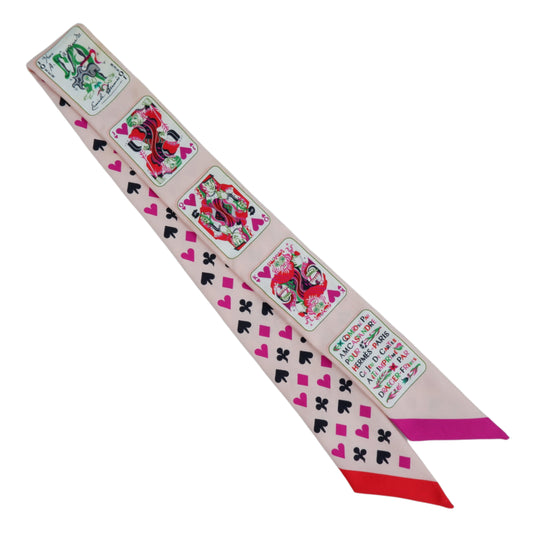 Hermes Twilly Single Card Pink