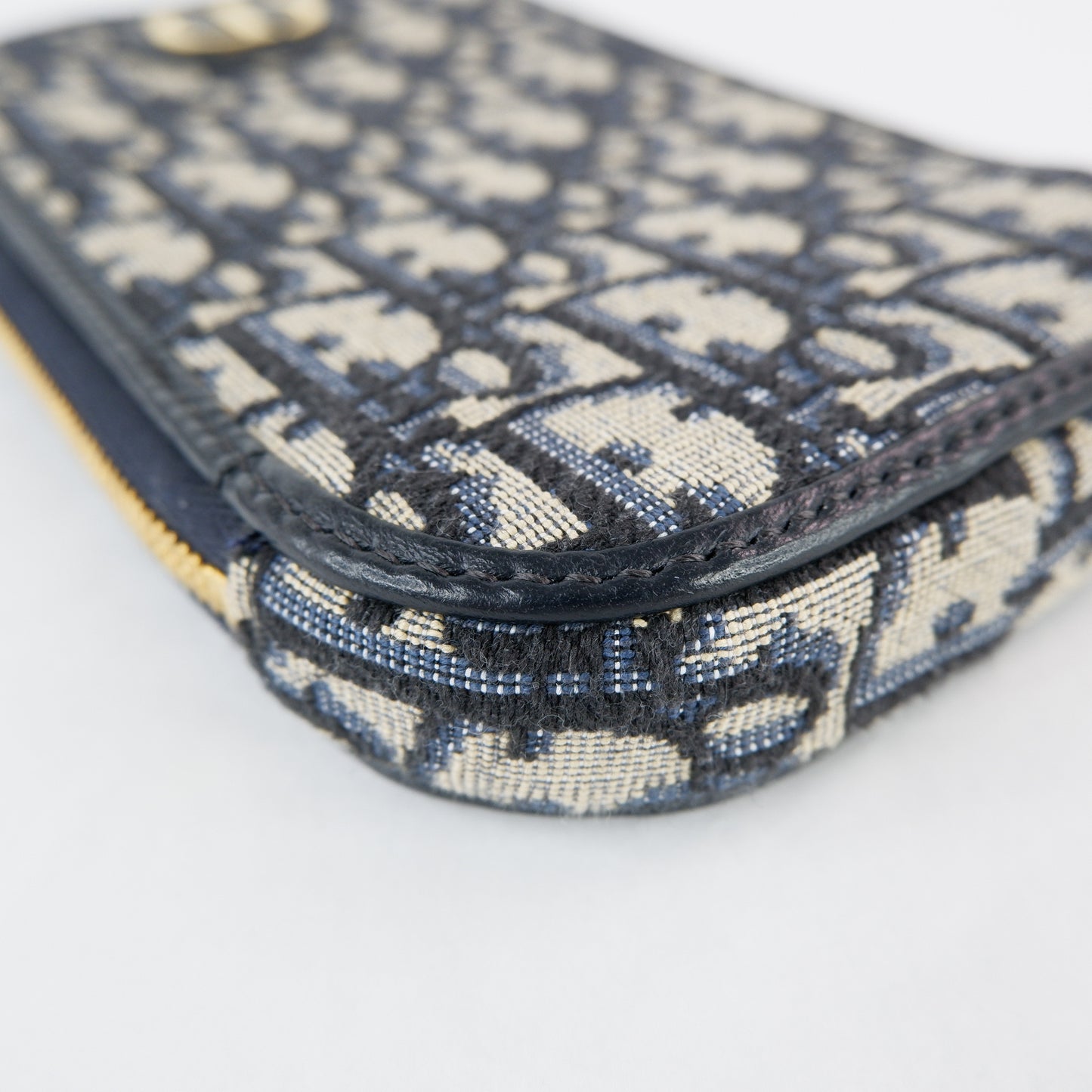 Christian Dior 30 Montaigne Phone Holder Oblique Navy