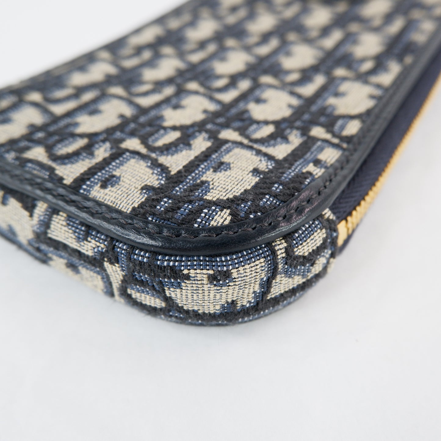 Christian Dior 30 Montaigne Phone Holder Oblique Navy