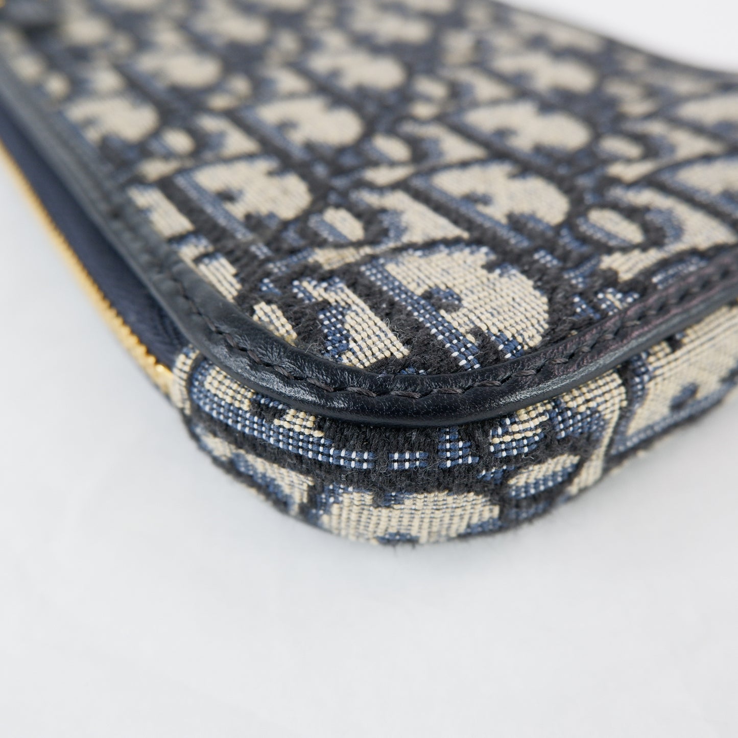 Christian Dior 30 Montaigne Phone Holder Oblique Navy