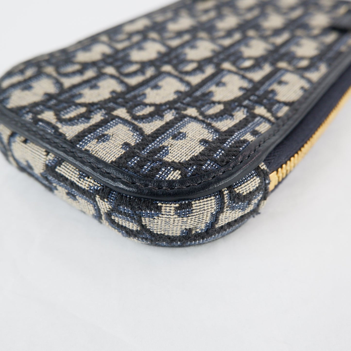 Christian Dior 30 Montaigne Phone Holder Oblique Navy