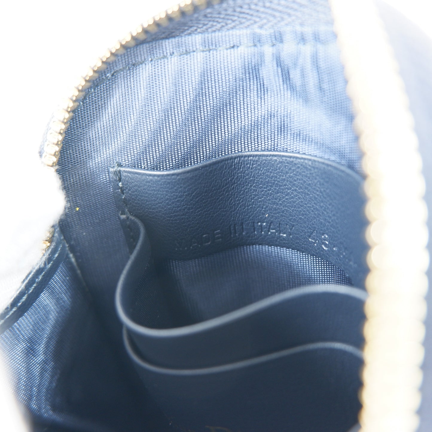 Christian Dior 30 Montaigne Phone Holder Oblique Navy