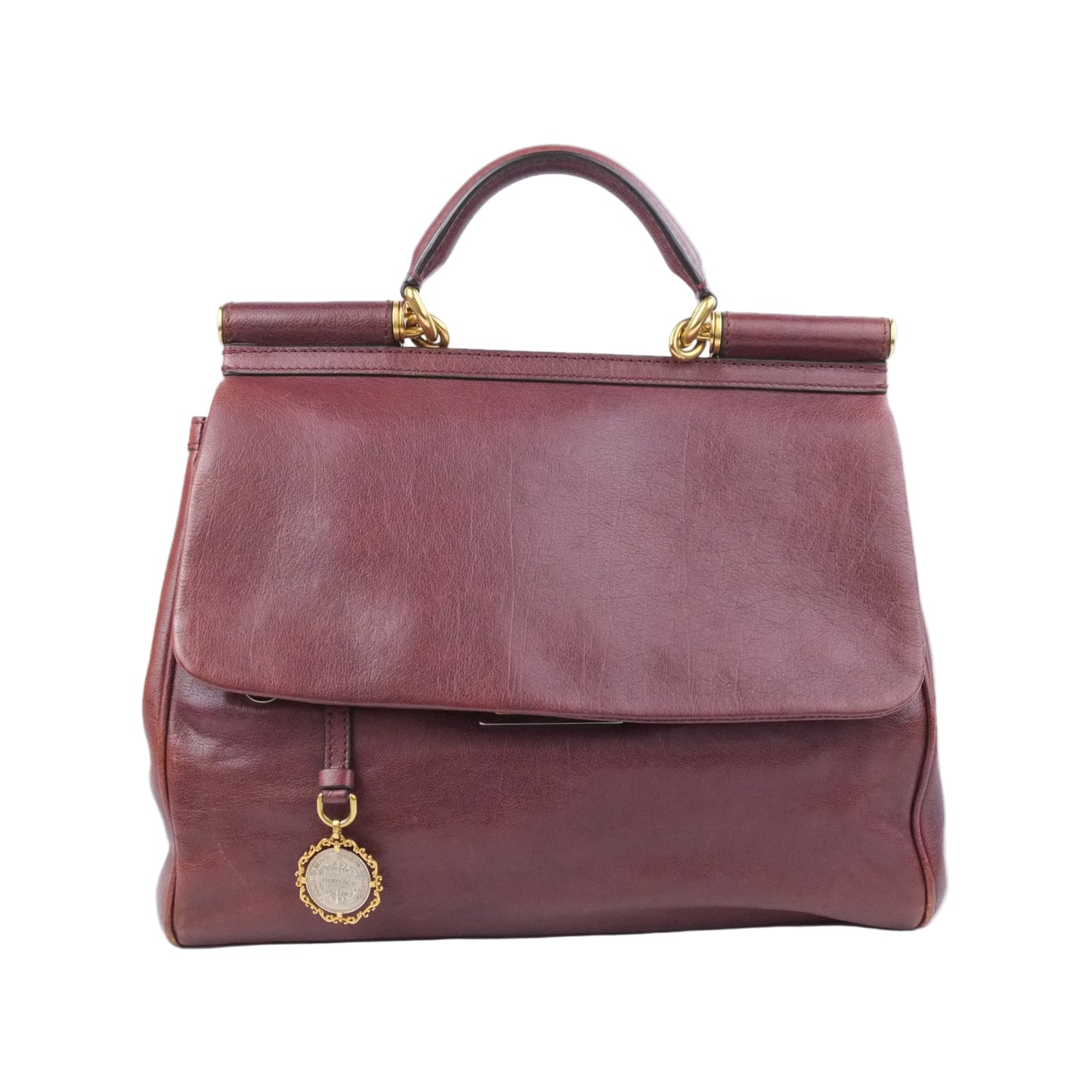Dolce Gabbana Sicily Leather Bordeaux
