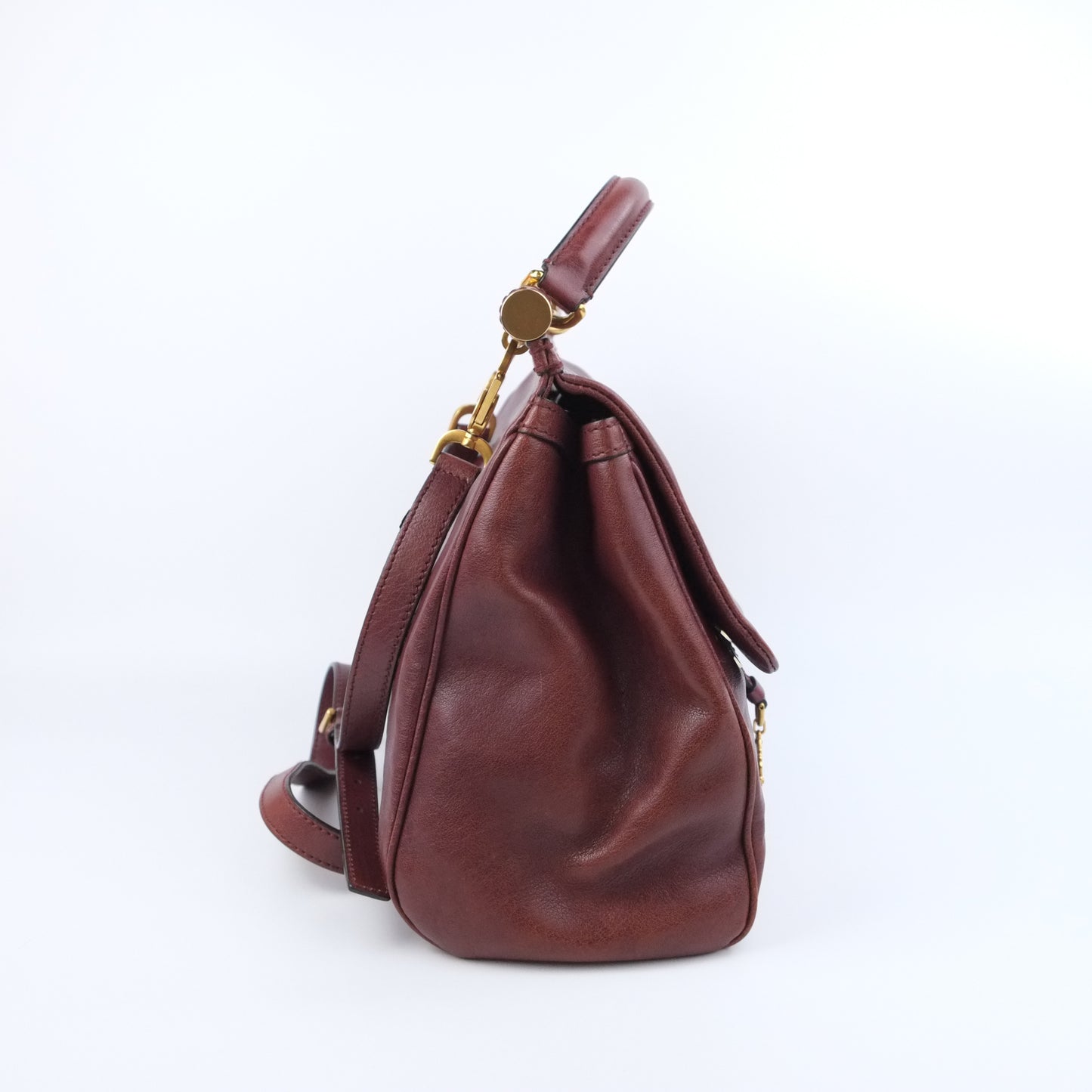 Dolce Gabbana Sicily Leather Bordeaux