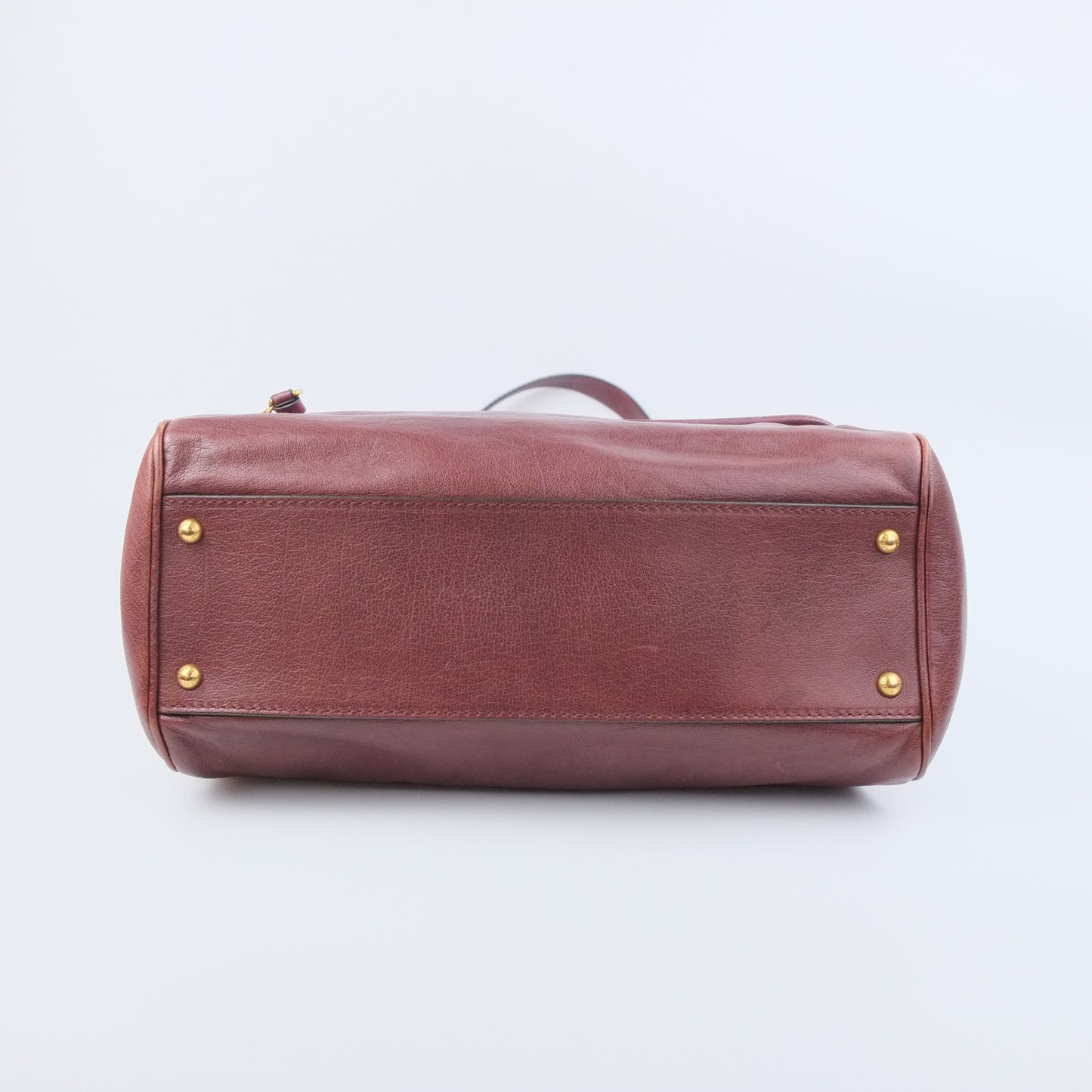 Dolce Gabbana Sicily Leather Bordeaux