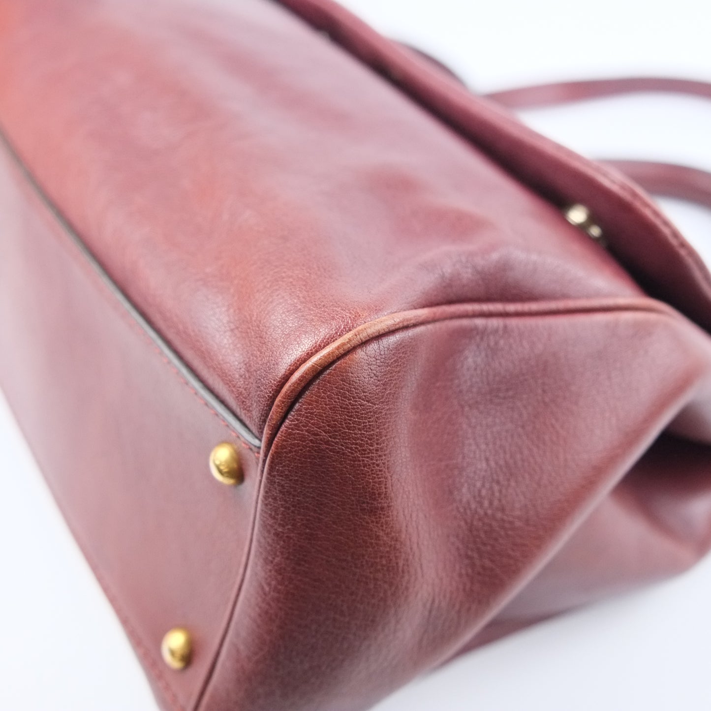 Dolce Gabbana Sicily Leather Bordeaux