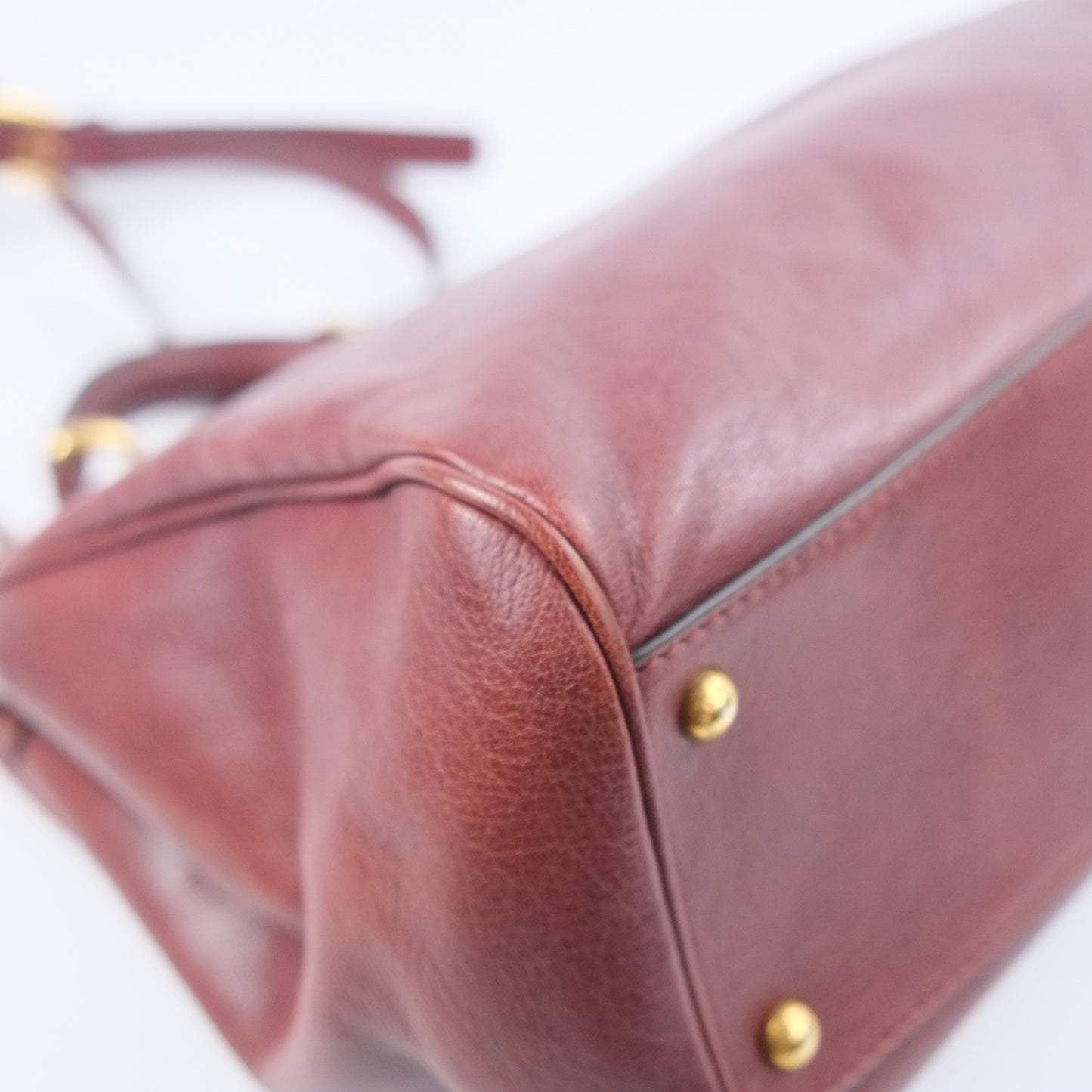 Dolce Gabbana Sicily Leather Bordeaux