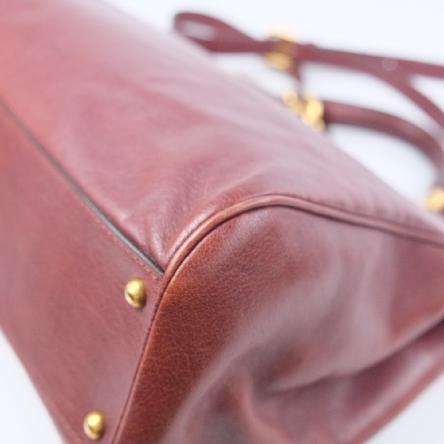 Dolce Gabbana Sicily Leather Bordeaux