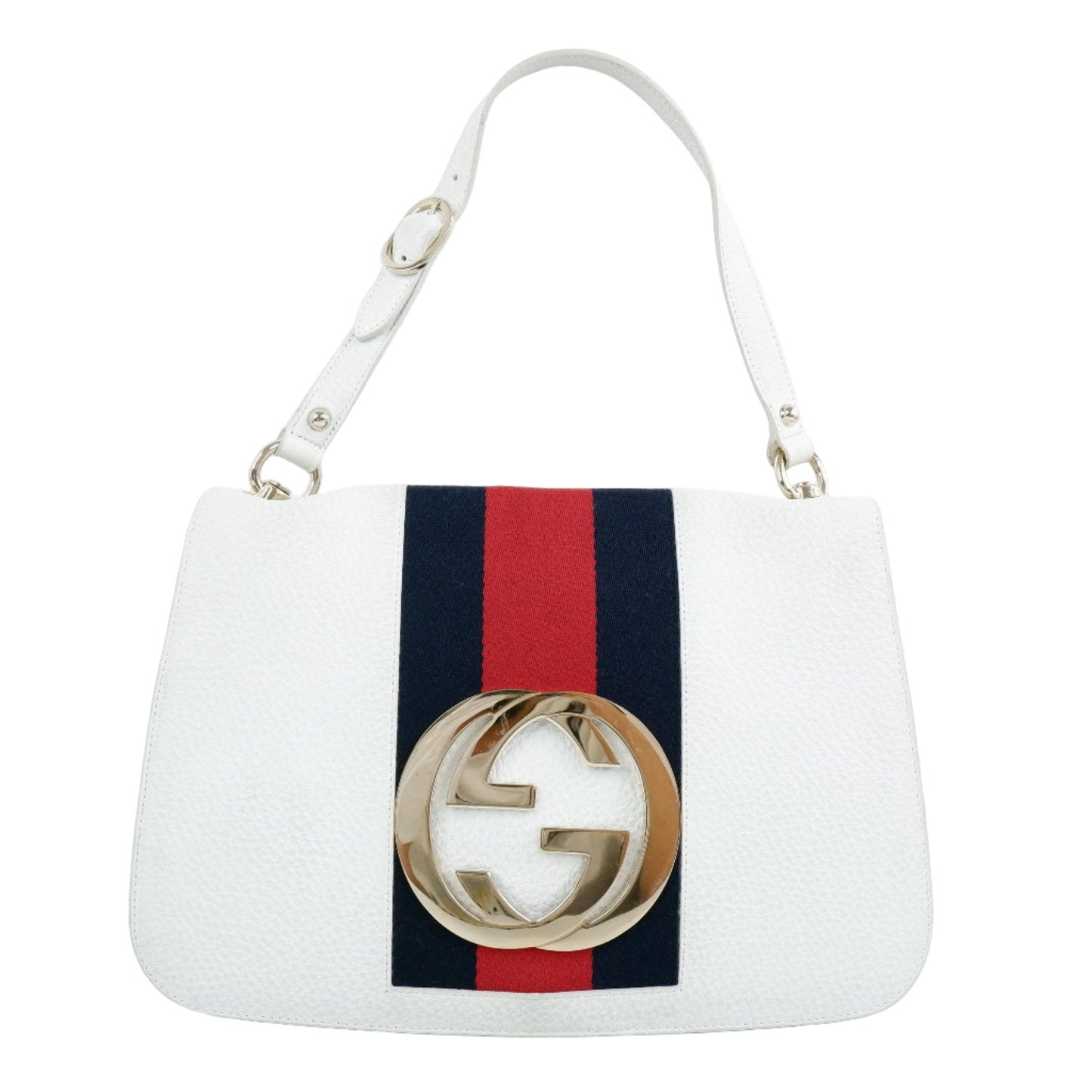 Gucci Shoulder Bag Big Logo White