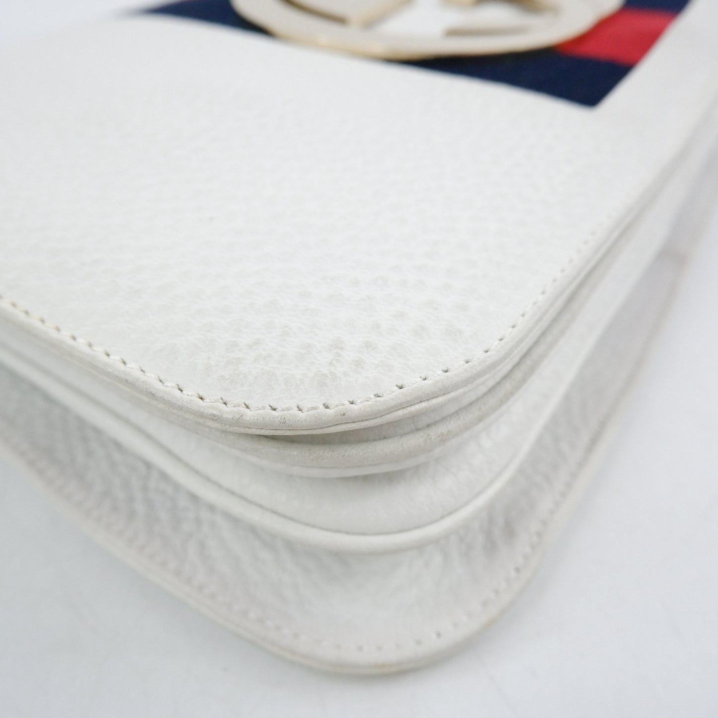 Gucci Shoulder Bag Big Logo White