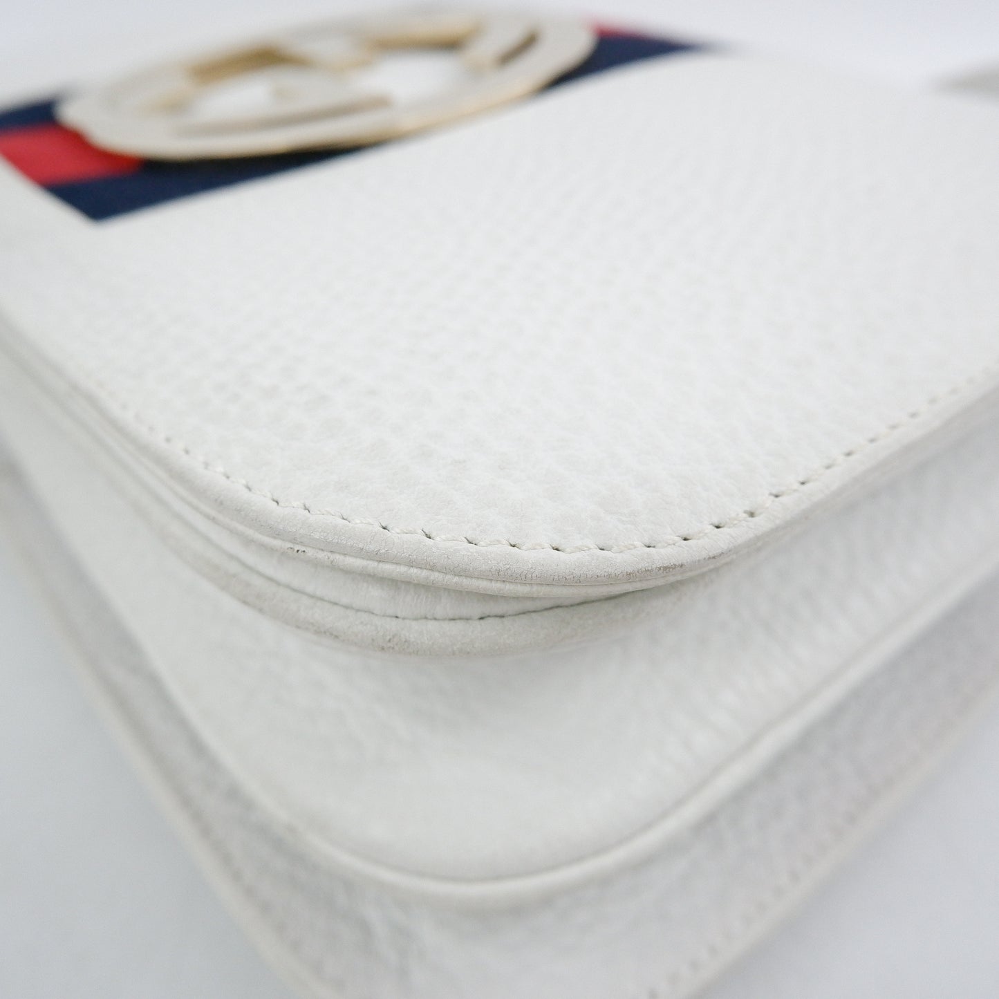 Gucci Shoulder Bag Big Logo White