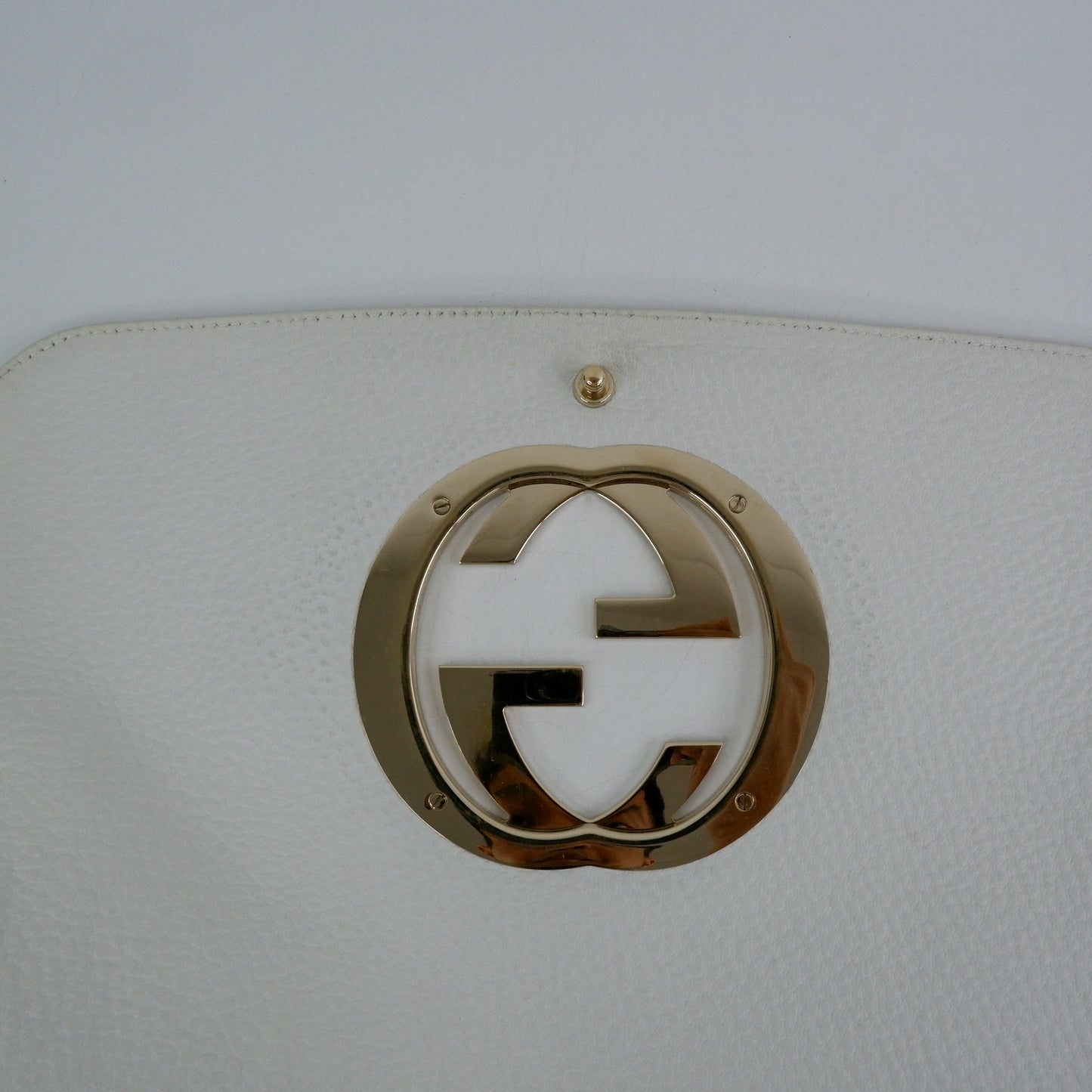 Gucci Shoulder Bag Big Logo White