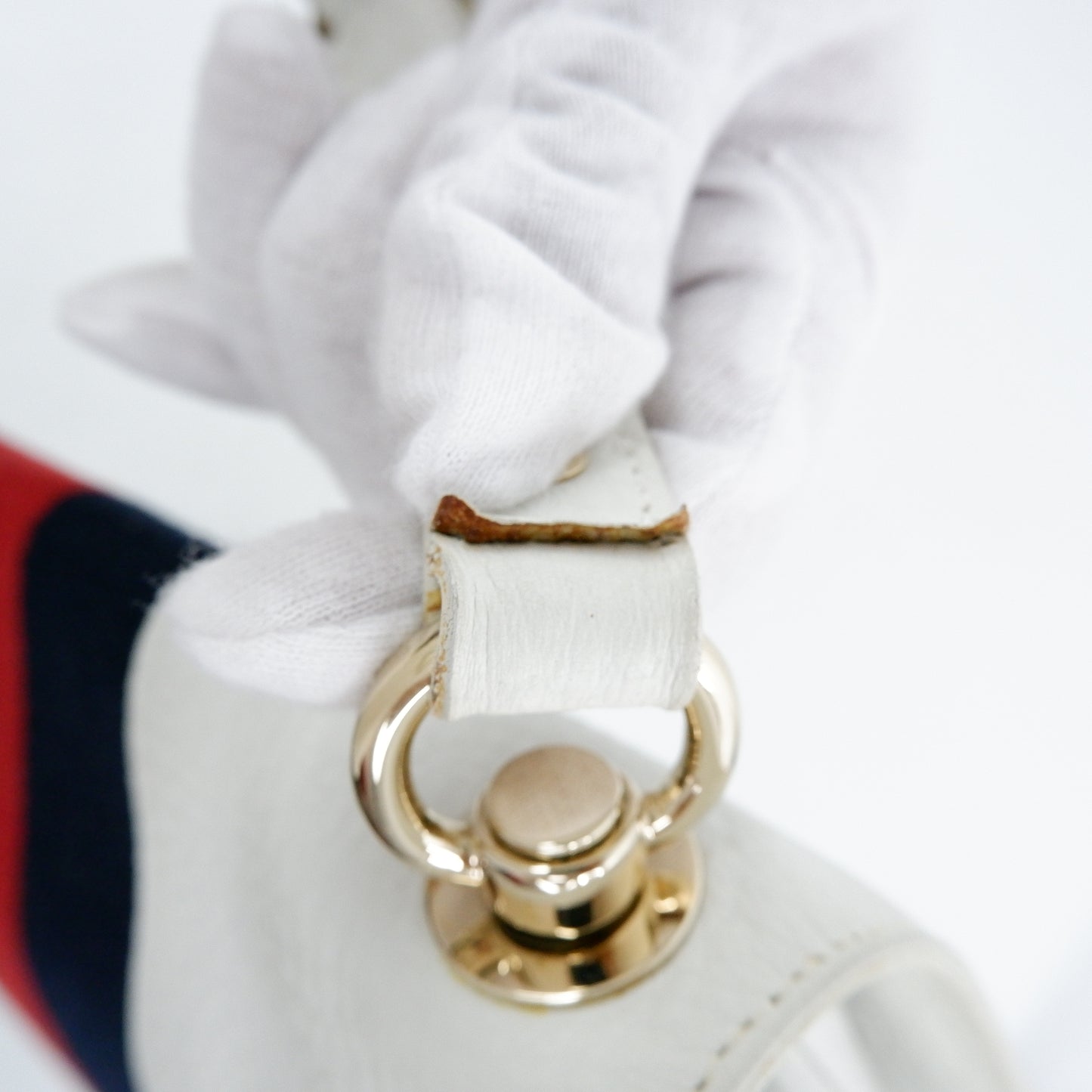 Gucci Shoulder Bag Big Logo White