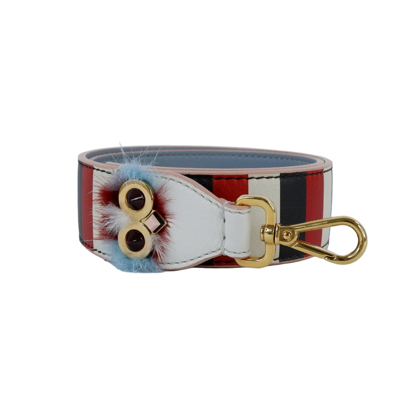 Fendi Strap Monster White Red Black