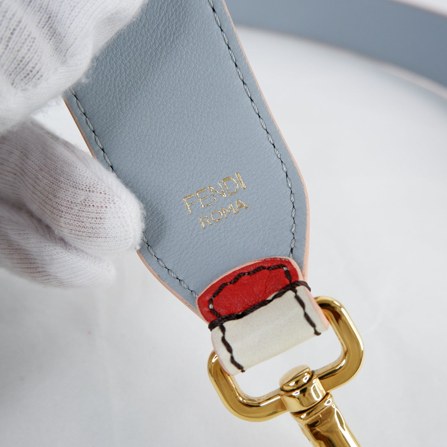 Fendi Strap Monster White Red Black