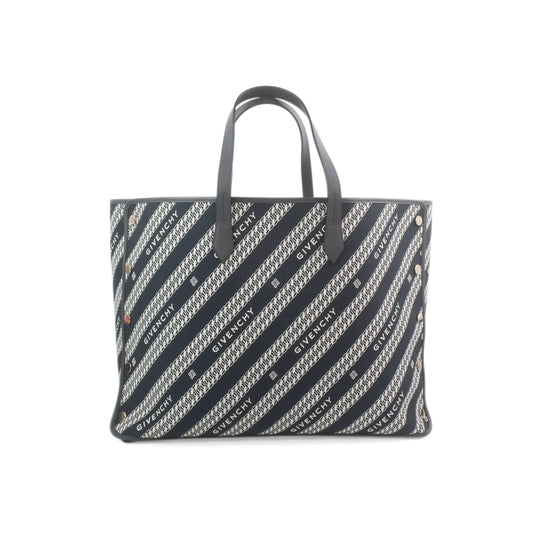 Givenchy Shopping Tote Bag Canvas Blue