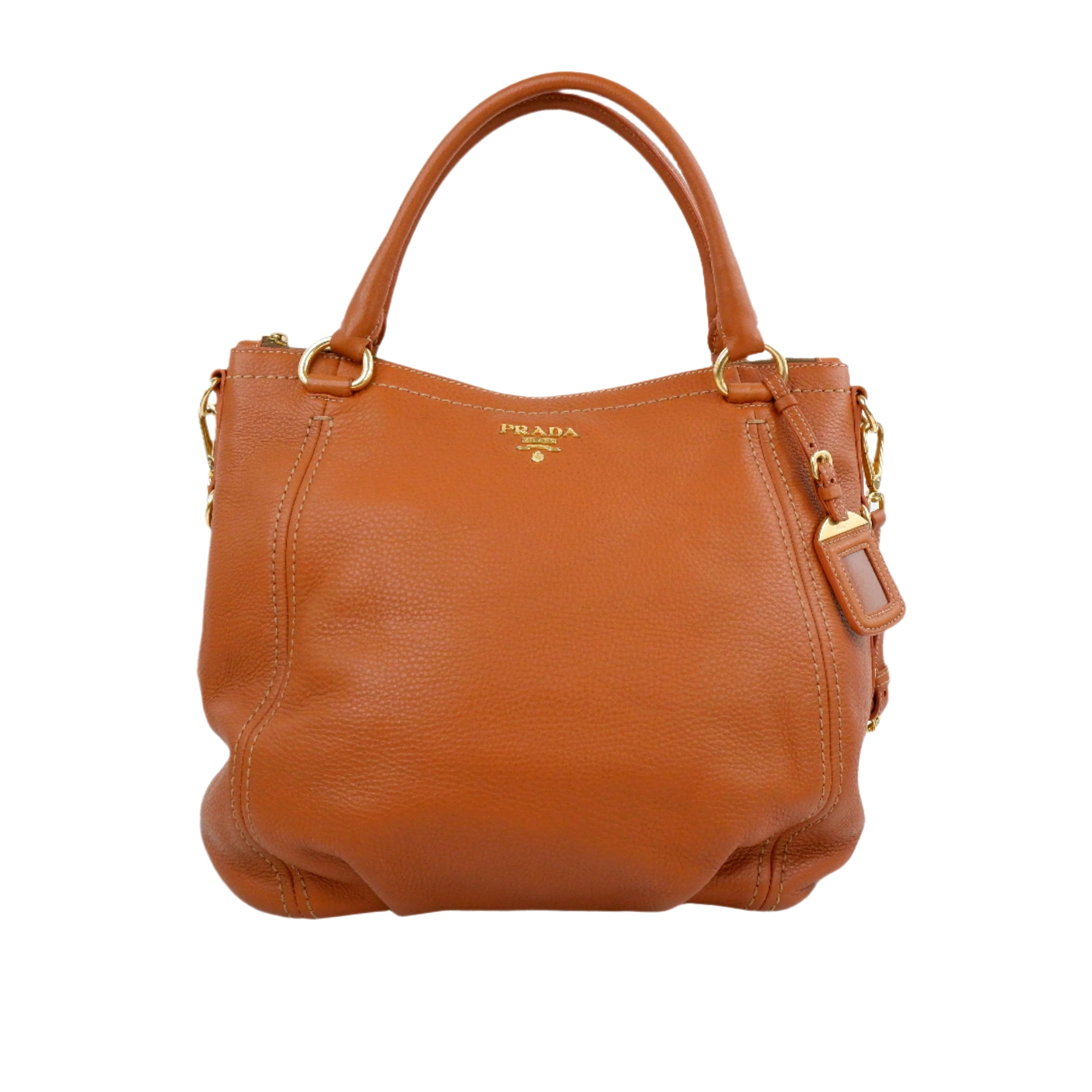 Prada Vit Daino Tote Ramb – brandloverbangkok.com