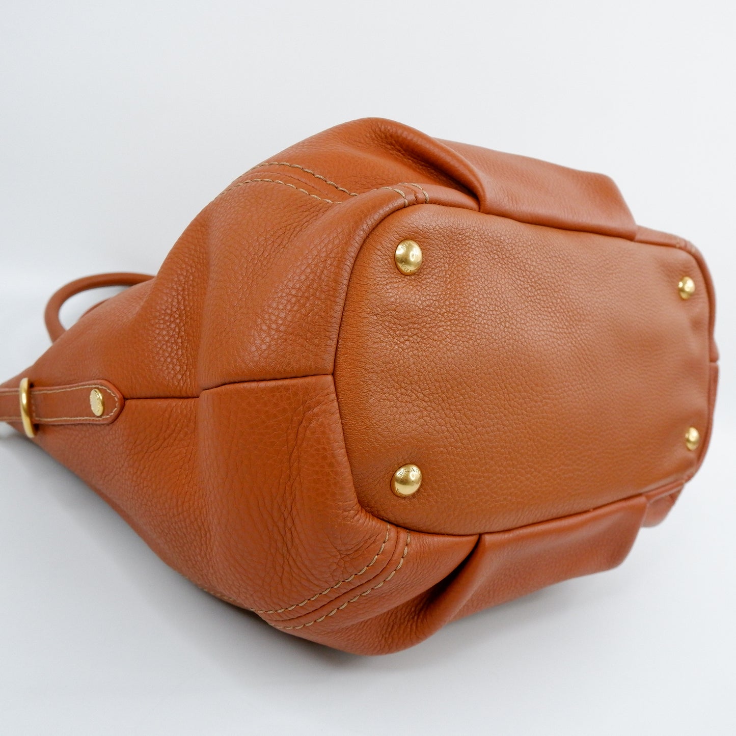 Prada Tote Zip Vit Diano Rame