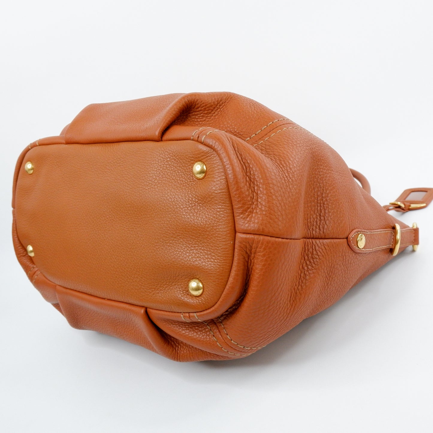 Prada Tote Zip Vit Diano Rame