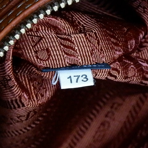 Prada Tote Zip Vit Diano Rame