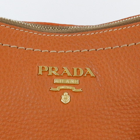 Prada Tote Zip Vit Diano Rame