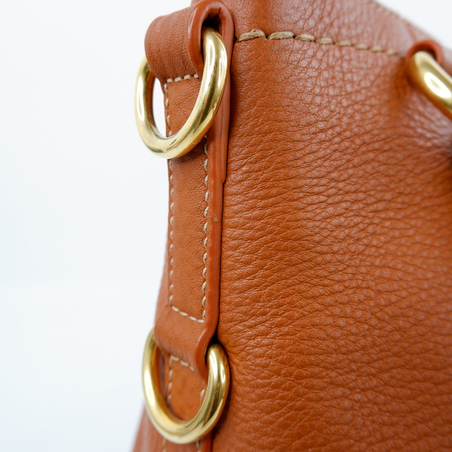 Prada Tote Zip Vit Diano Rame