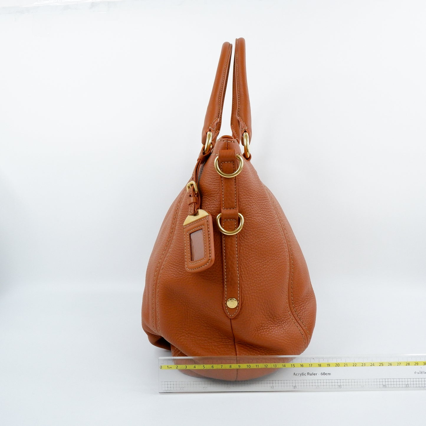 Prada Tote Zip Vit Diano Rame