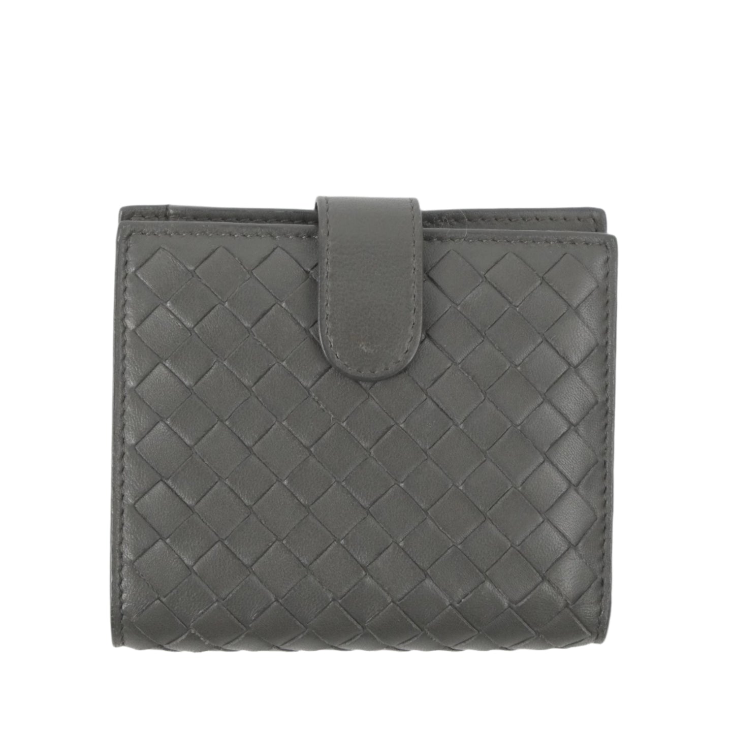 Bottega Short Wallet Grey