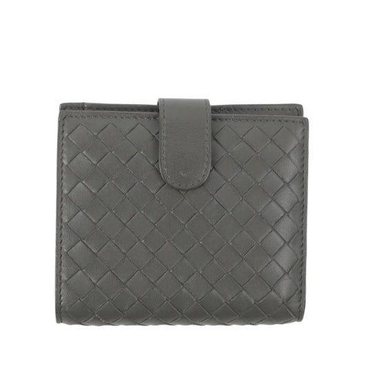 Bottega Short Wallet Grey