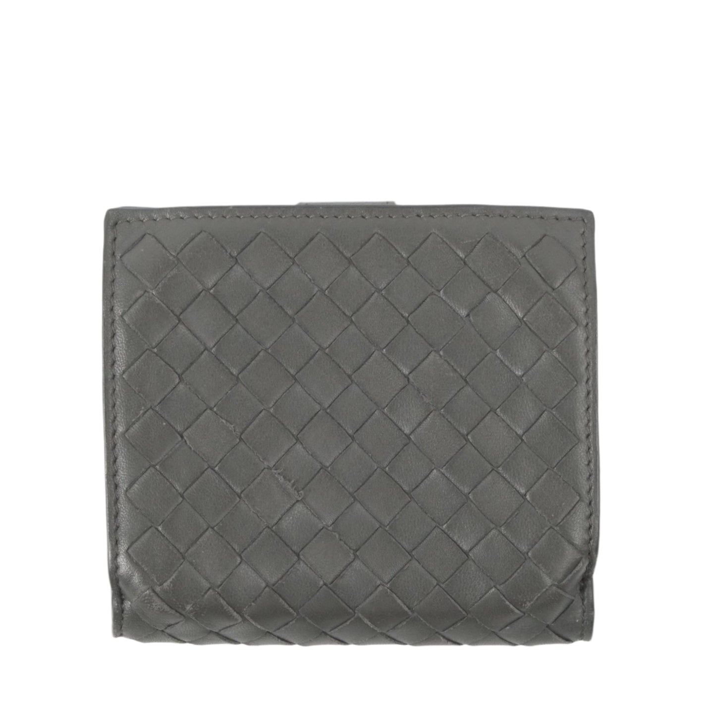 Bottega Short Wallet Grey