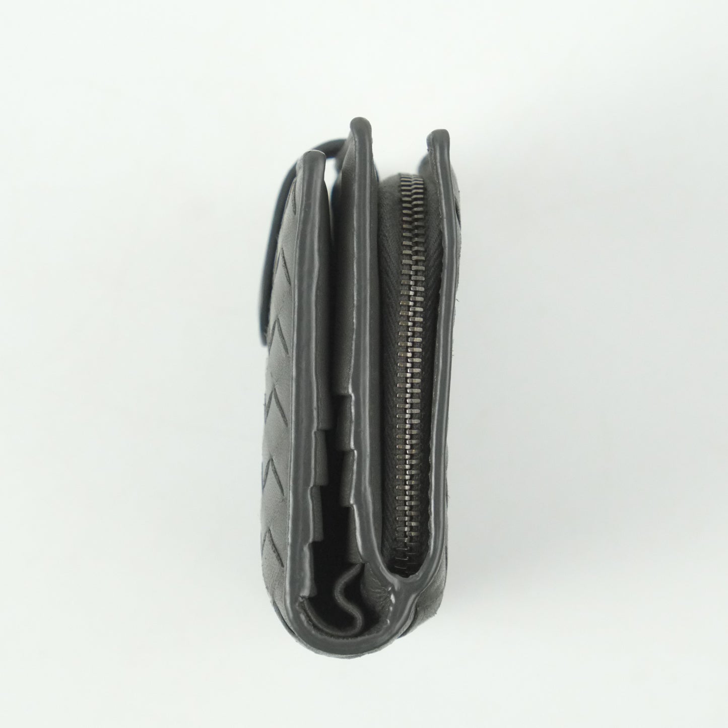 Bottega Short Wallet Grey