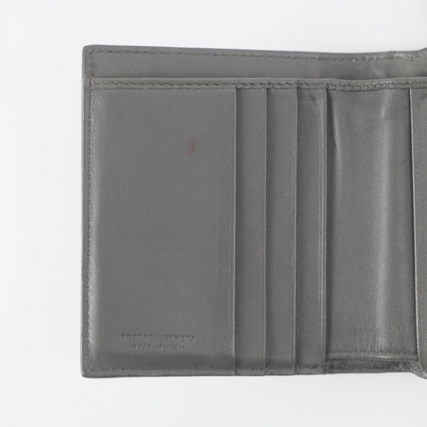 Bottega Short Wallet Grey