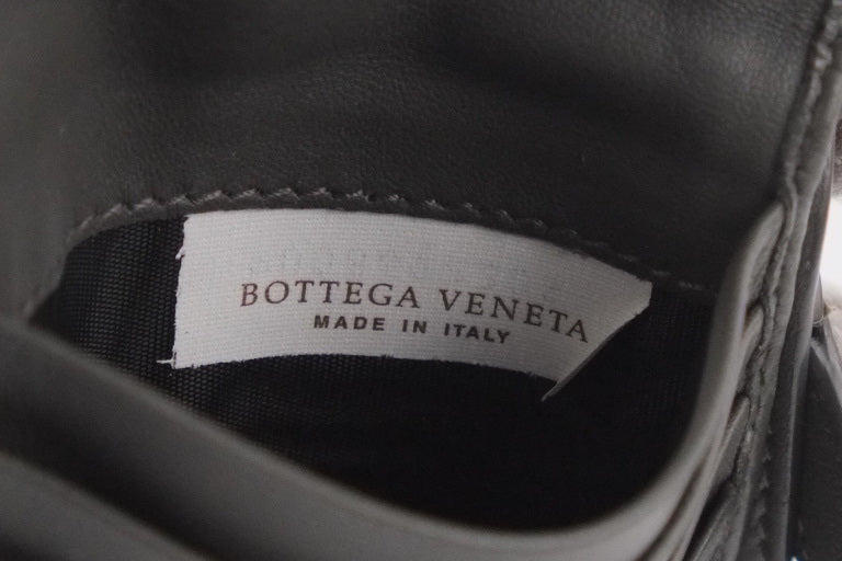 Bottega Short Wallet Grey