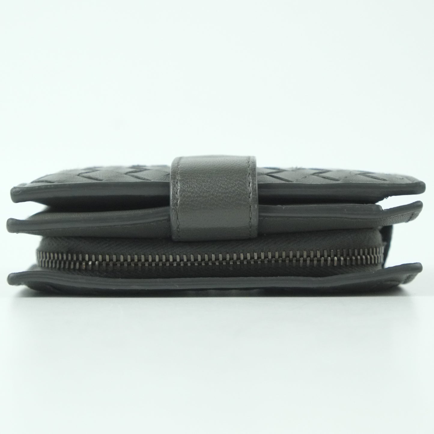 Bottega Short Wallet Grey