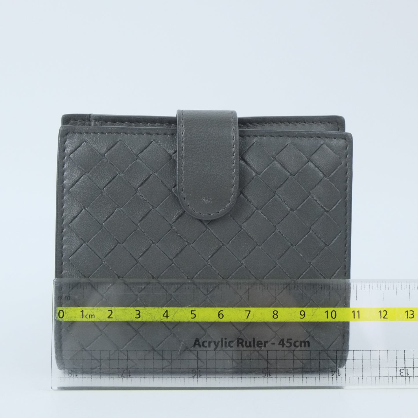 Bottega Short Wallet Grey