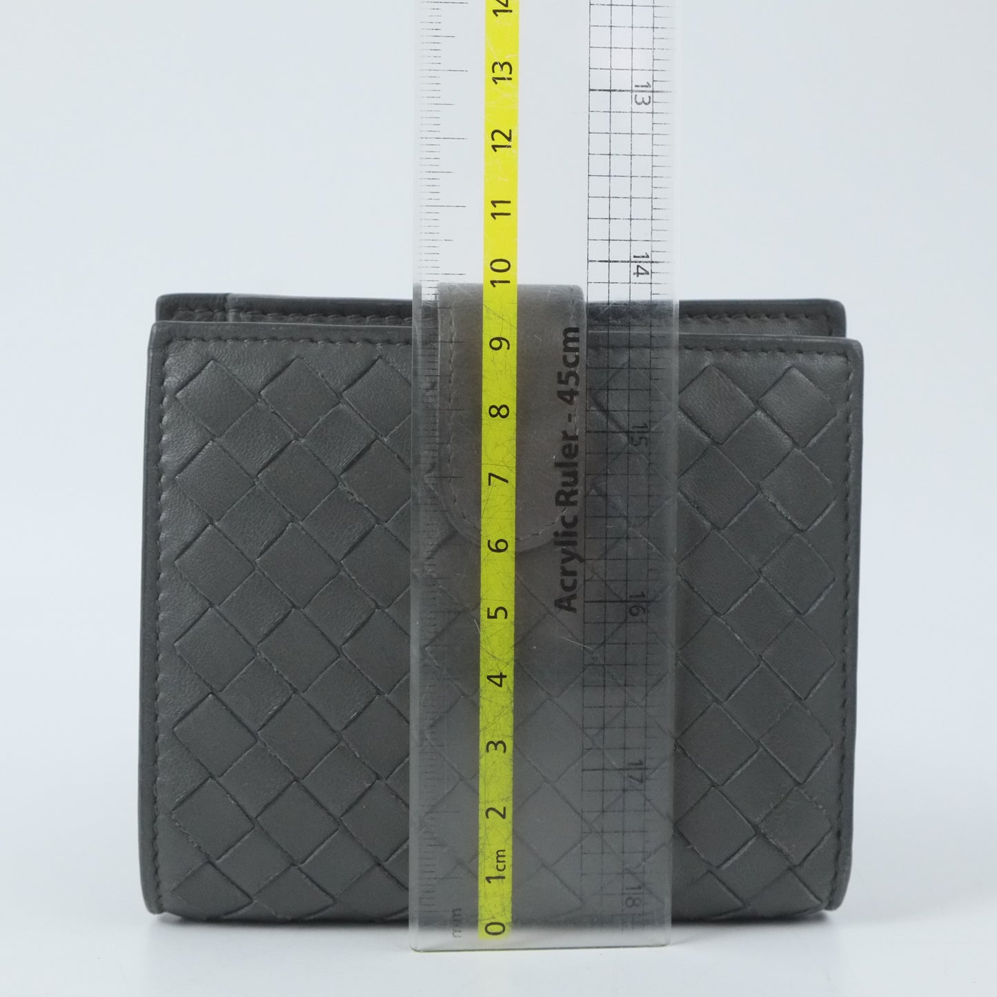 Bottega Short Wallet Grey