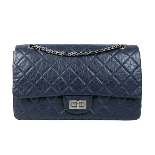 Chanel Reissue 227 Double Flap Navy
