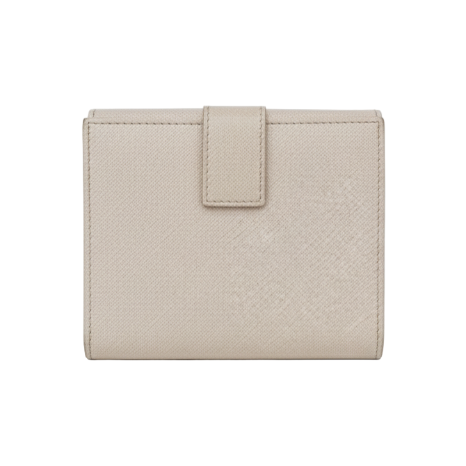 Ferragamo Short Wallet Cream