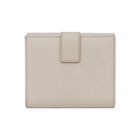 Ferragamo Short Wallet Cream