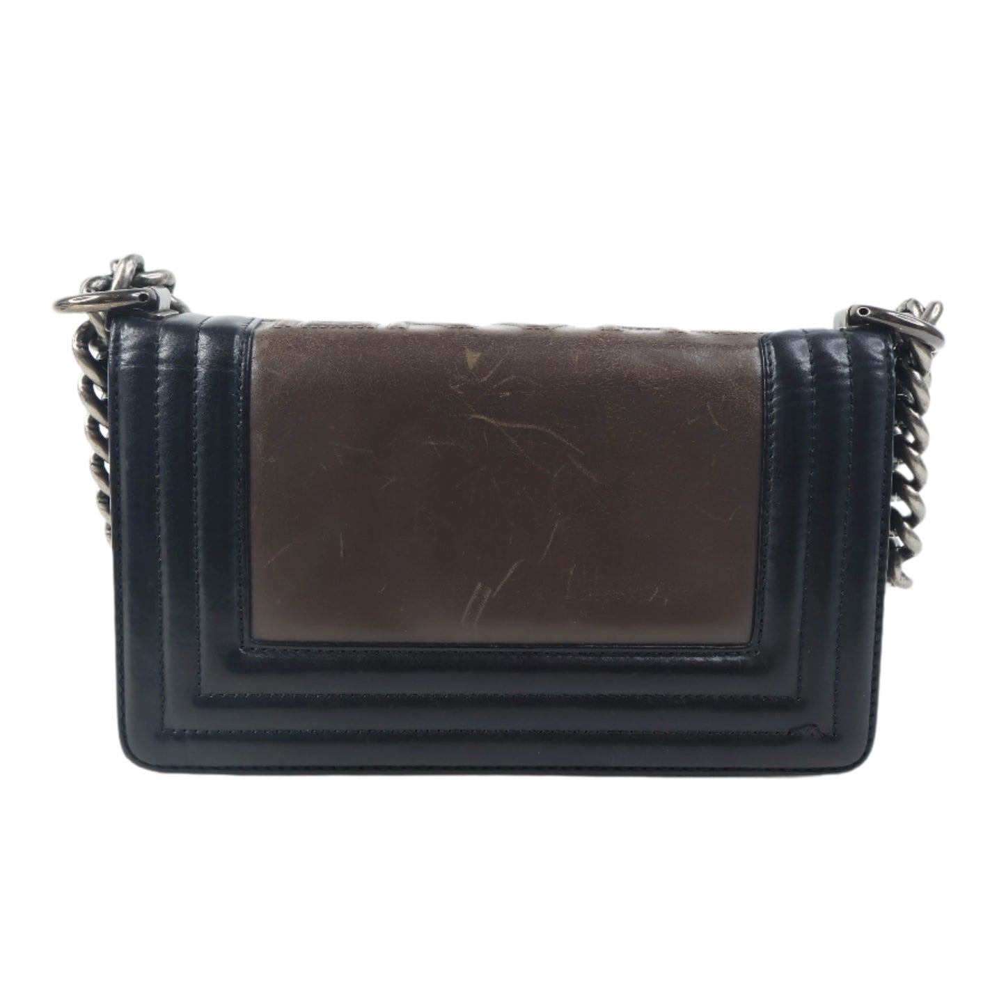 Chanel Boy 8" Brown Black